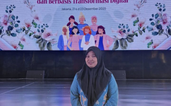 Nurjaya Said perwakilan srikandi Bawaslu Kota Makassar menghadiri Koordinasi Konsolidasi Perempuan Pengawas Pemilihan Umum dan Masyarakat Sipil di Grand Mercure Jakarta Kemayoran pada 21–23 Desember 2025.