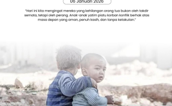 Badan Pengawas Pemilihan Umum (Bawaslu) Kota Makassar memperingati Hari Yatim Piatu Korban Perang yang jatuh pada 6 Januari 2026 sebagai momentum refleksi kemanusiaan global